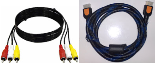 kabel AV dan HDMI