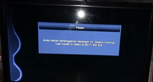 Channel TV kabel terkunci