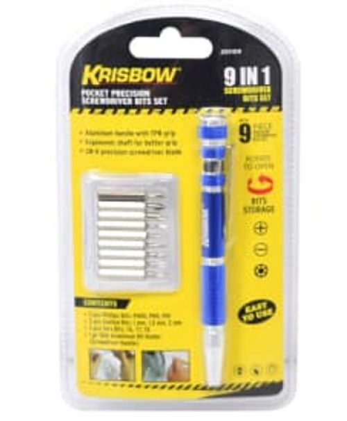 Obeng Set Krisbow 9in1