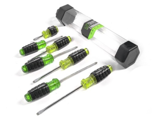 Cushion Grip Screwdriver 7 pcs Tekiro