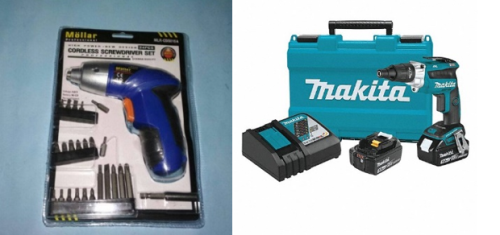 Obeng listrik tanpa kabel