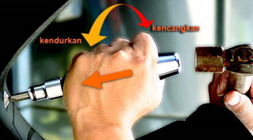 Cara pakai obeng impact