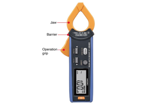 Bagian pada clamp meter