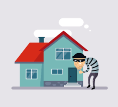 Maling masuk rumah