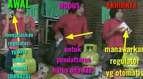Modus Penipuan Regulator Gas