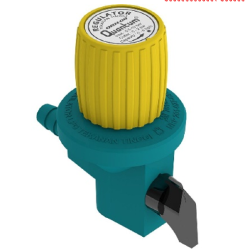 Regulator tekanan tinggi Quantum tanpa meteran