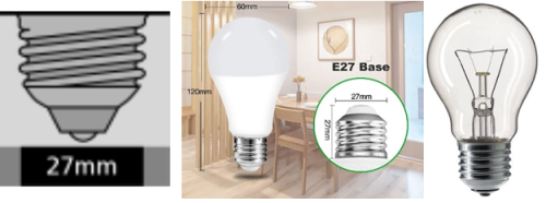 Fitting lampu E27