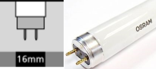 Dudukan lampu neon T5
