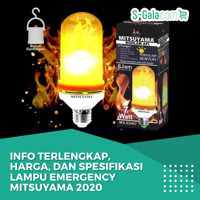 Lampu Emergency Mitsuyama