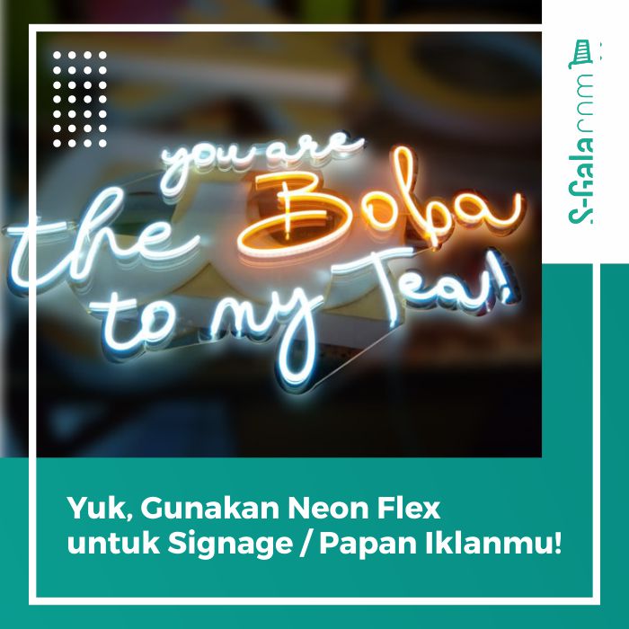 Neon Flex untuk Signage