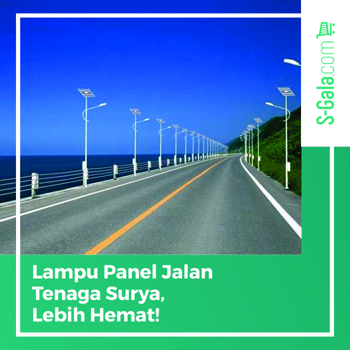 Lampu Panel Jalan Tenaga Surya
