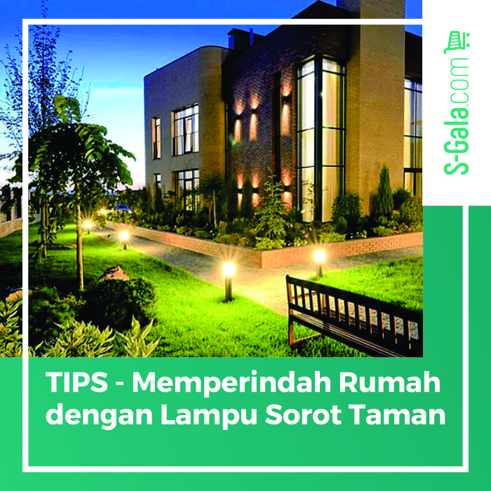 Lampu sorot taman