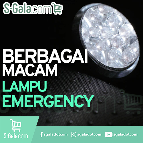 macam lampu emergency