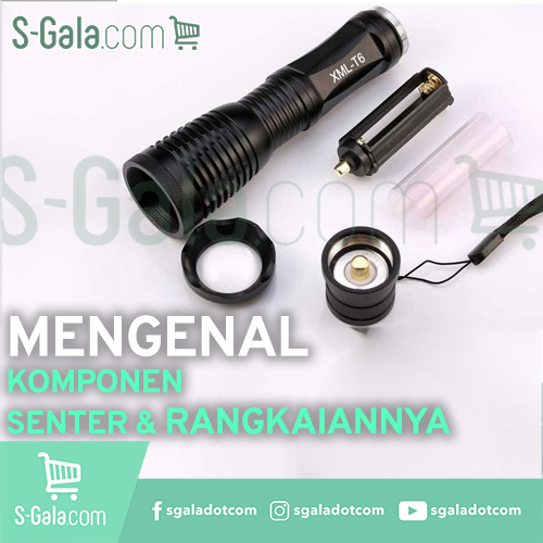 Komponen Lampu Senter