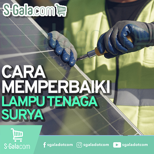 Cover Memperbaiki Lampu Tenaga Surya