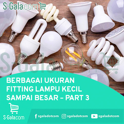 Cover Ukuran Fitting untuk Lampu