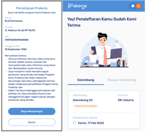 Langkah Mendaftar Prakerja