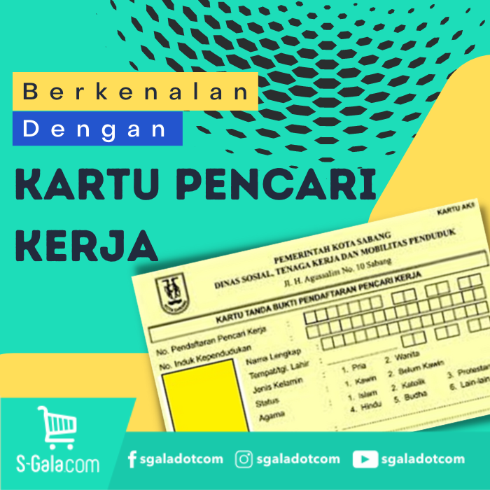 Cover Kartu Kuning Pencari Kerja