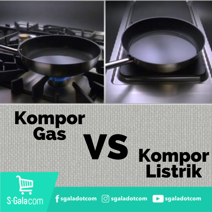 Kompor Listrik dan Kompor Gas