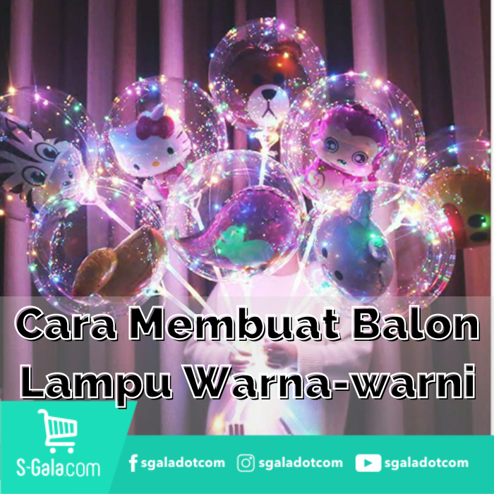 Cover Balon lampu warna-warni