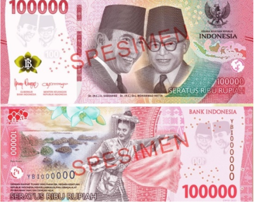 uang 100000 baru