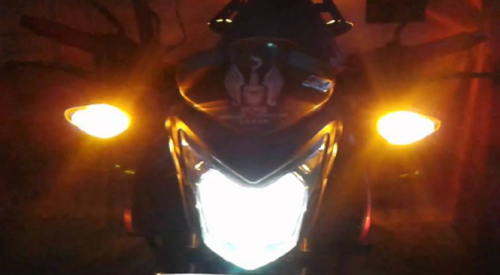 Lampu sein motor