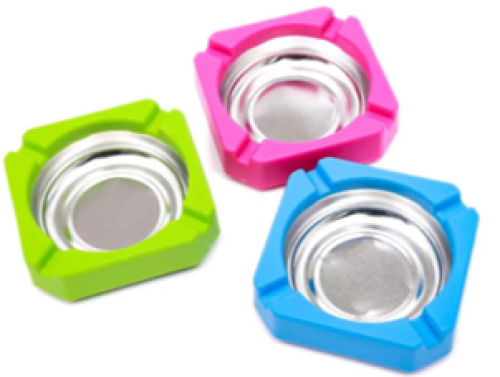 Asbak stainless grosir warna warni
