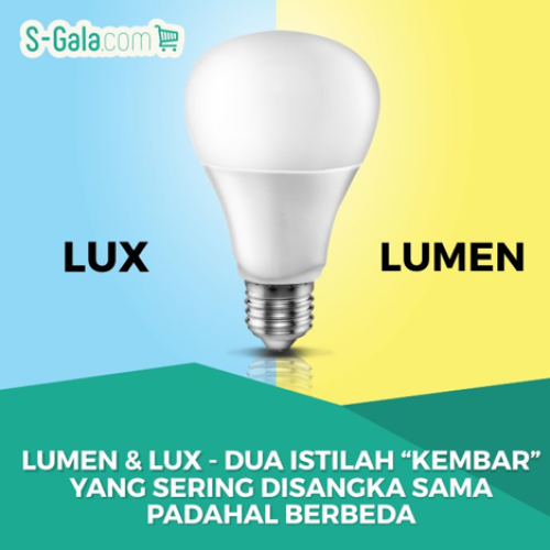 Lux dan lumen lampu
