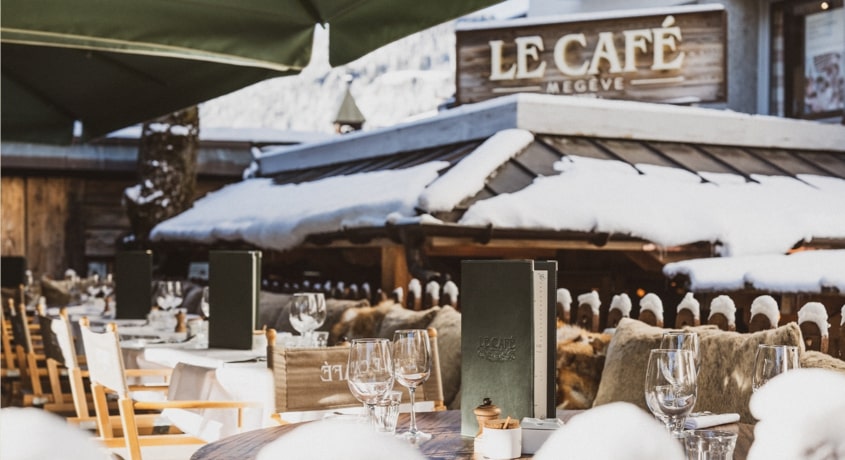 Place Megève - restaurant le café megève