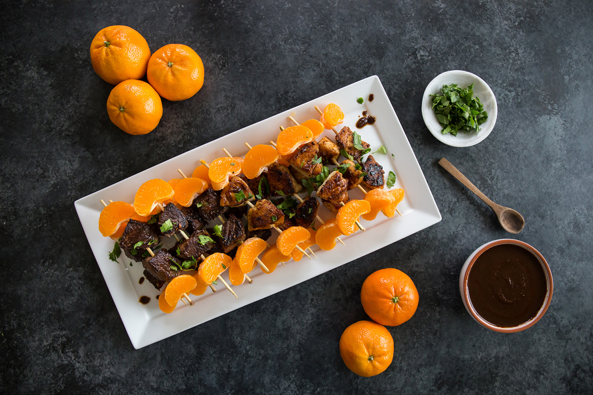 Wonderful Halos Ancho Chili Steak and Chicken Skewers Recipes Halos