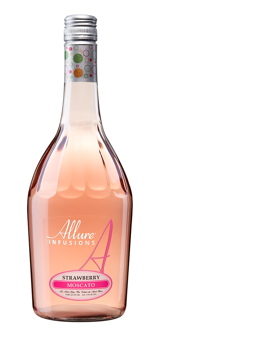 Bottle shot of Allure Infusions Strawberry