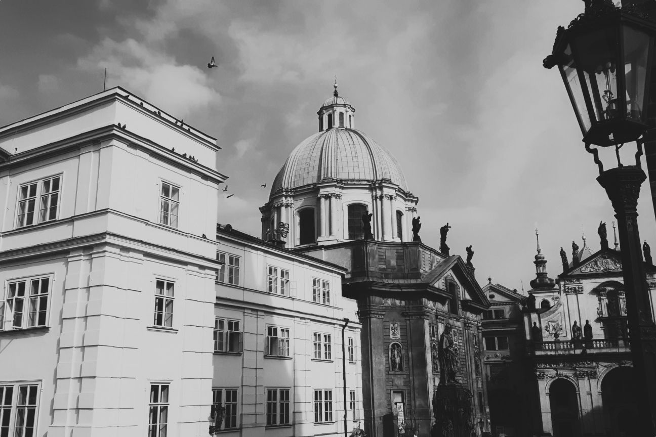 Historic buildings in Praha, Czech Republic