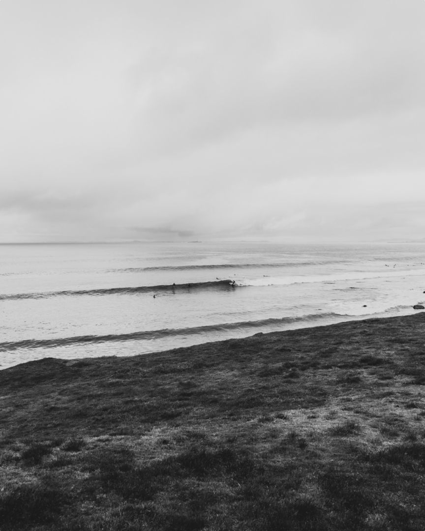 Clouds over a beach in Jæren, Norway