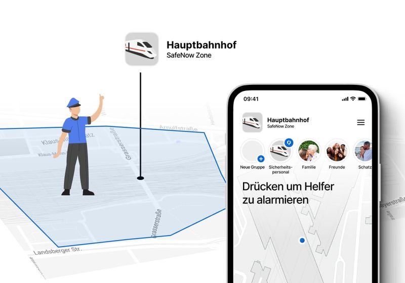 SafeNow - Hilfe holen auf Knopfdruck