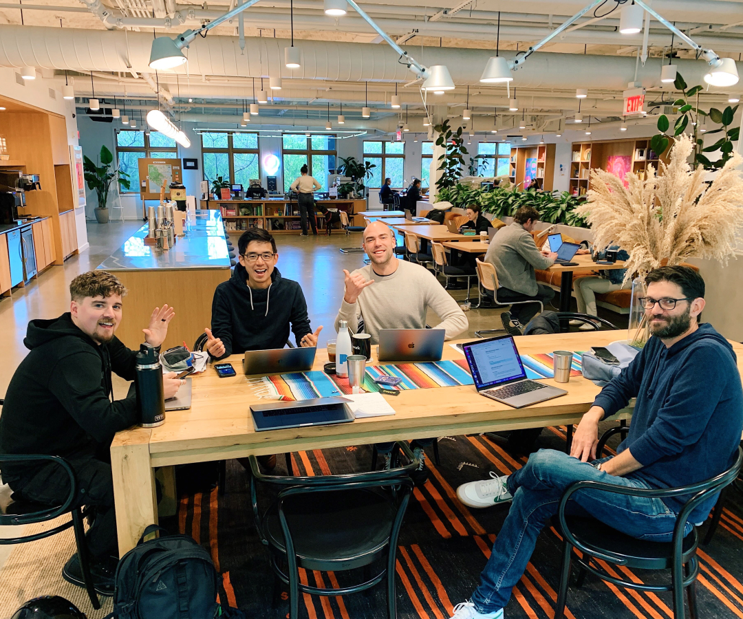 The Alt Team collaborating on a project