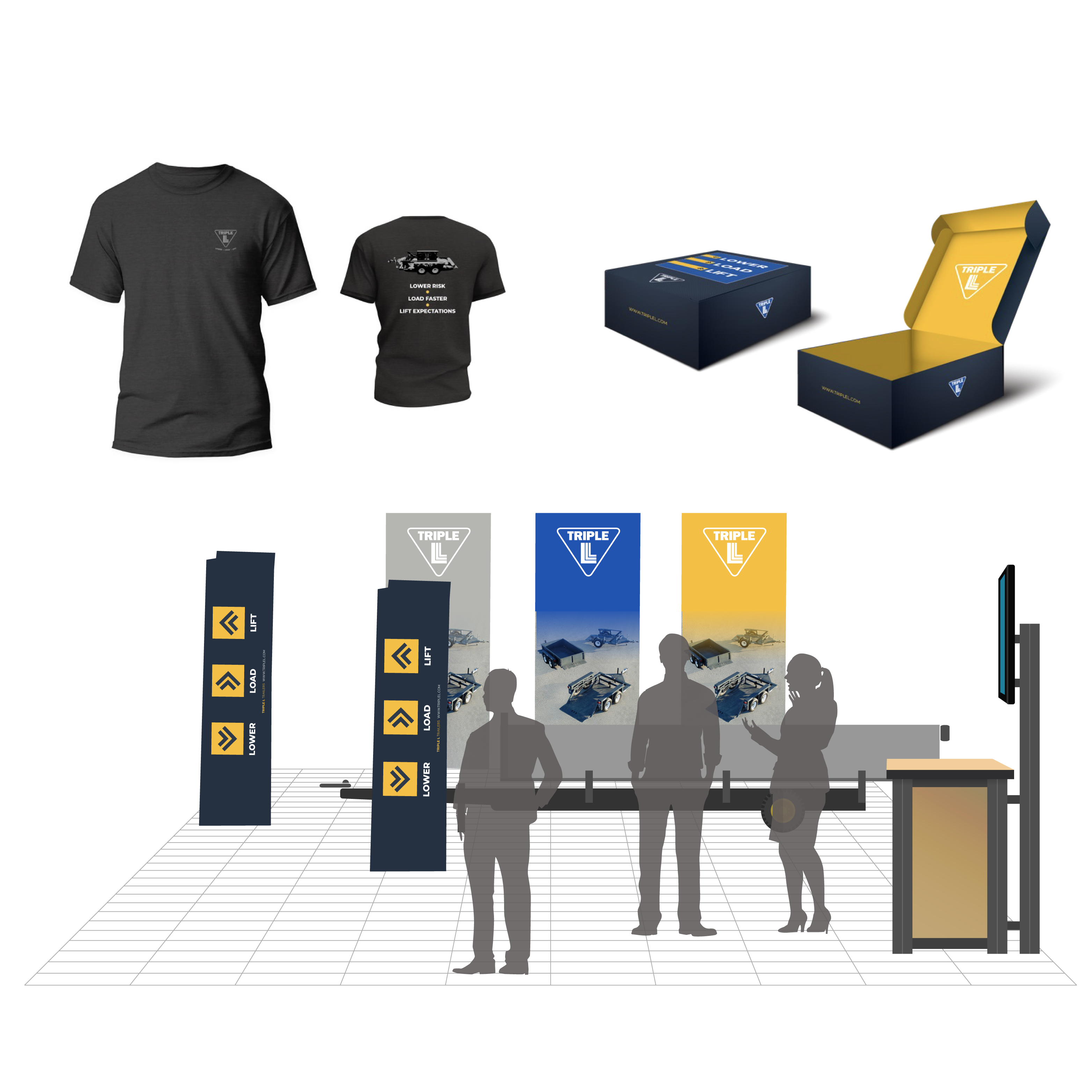 Trade Show Booth Design can be a big ask for companies to execute themselves. Our client was looking for a fully designed and executed booth that could be used repeatedly for different networking events and conferences.