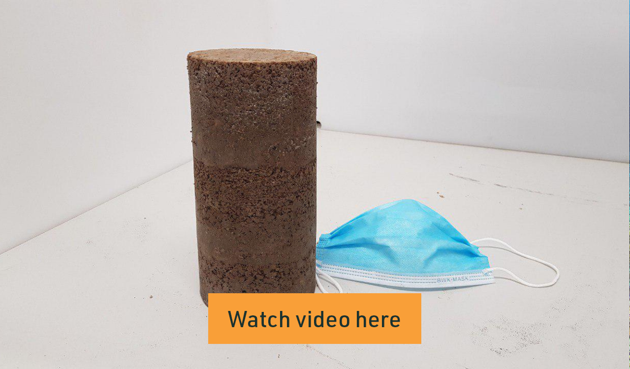 Innovative technology for transferring waste PPE into roads/concrete to combat COVID-generated waste