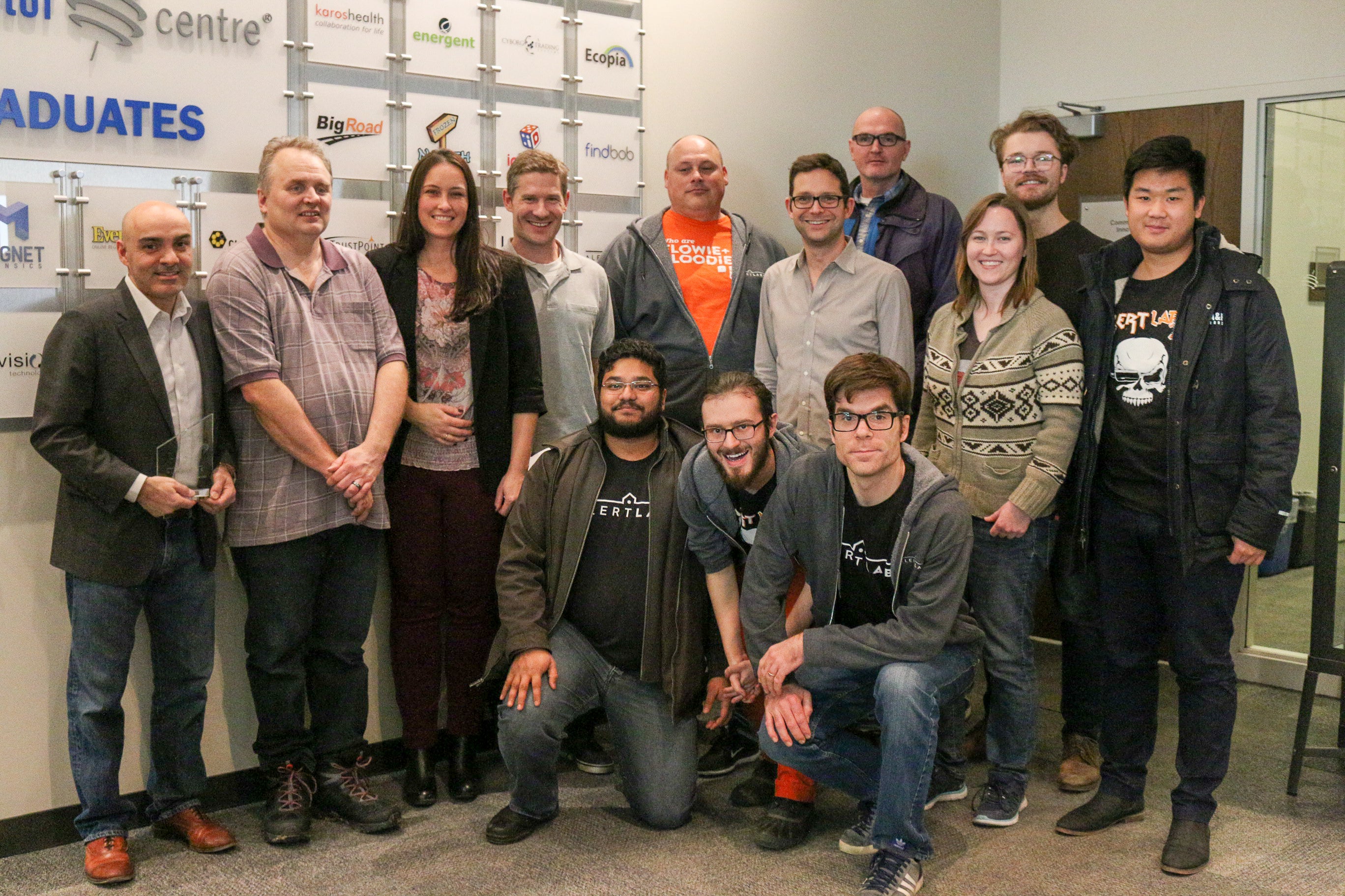 Startup incubator graduates Alert Labs at the Accelerator Centre