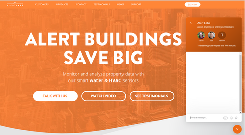 Contact customer support at Alert Labs