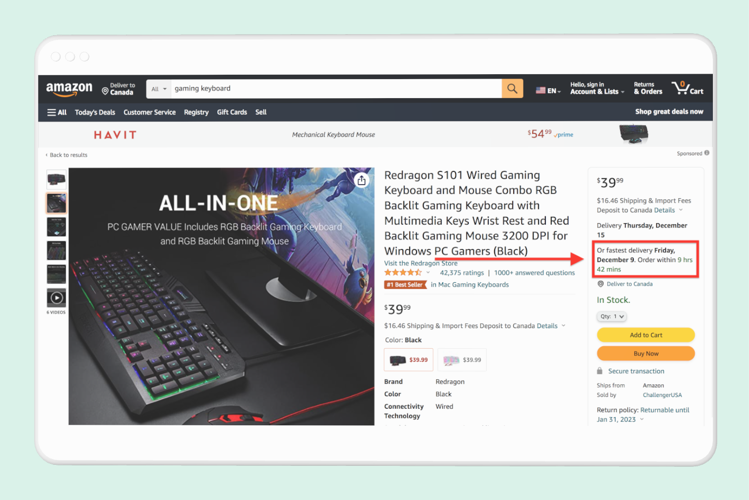 Fast Shipping Urgency