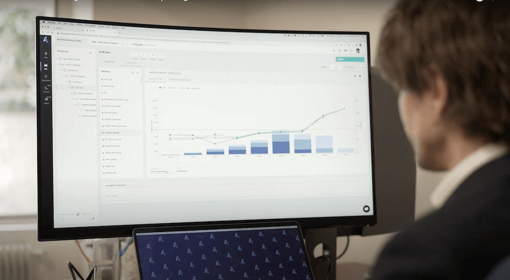 Actuary using Akur8 for his insurance pricing