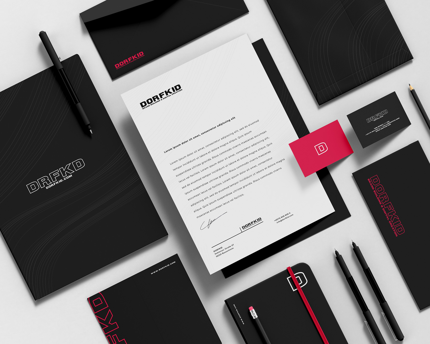 DORFKID - Corporate Design, Logo und Visitenkarten