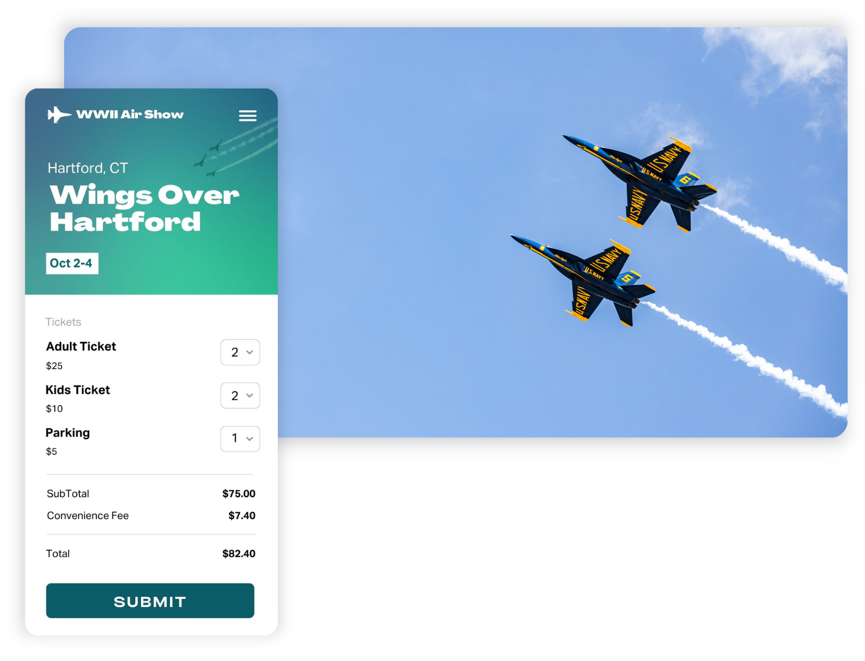 Sell Air Show Tickets Online With TicketSpice