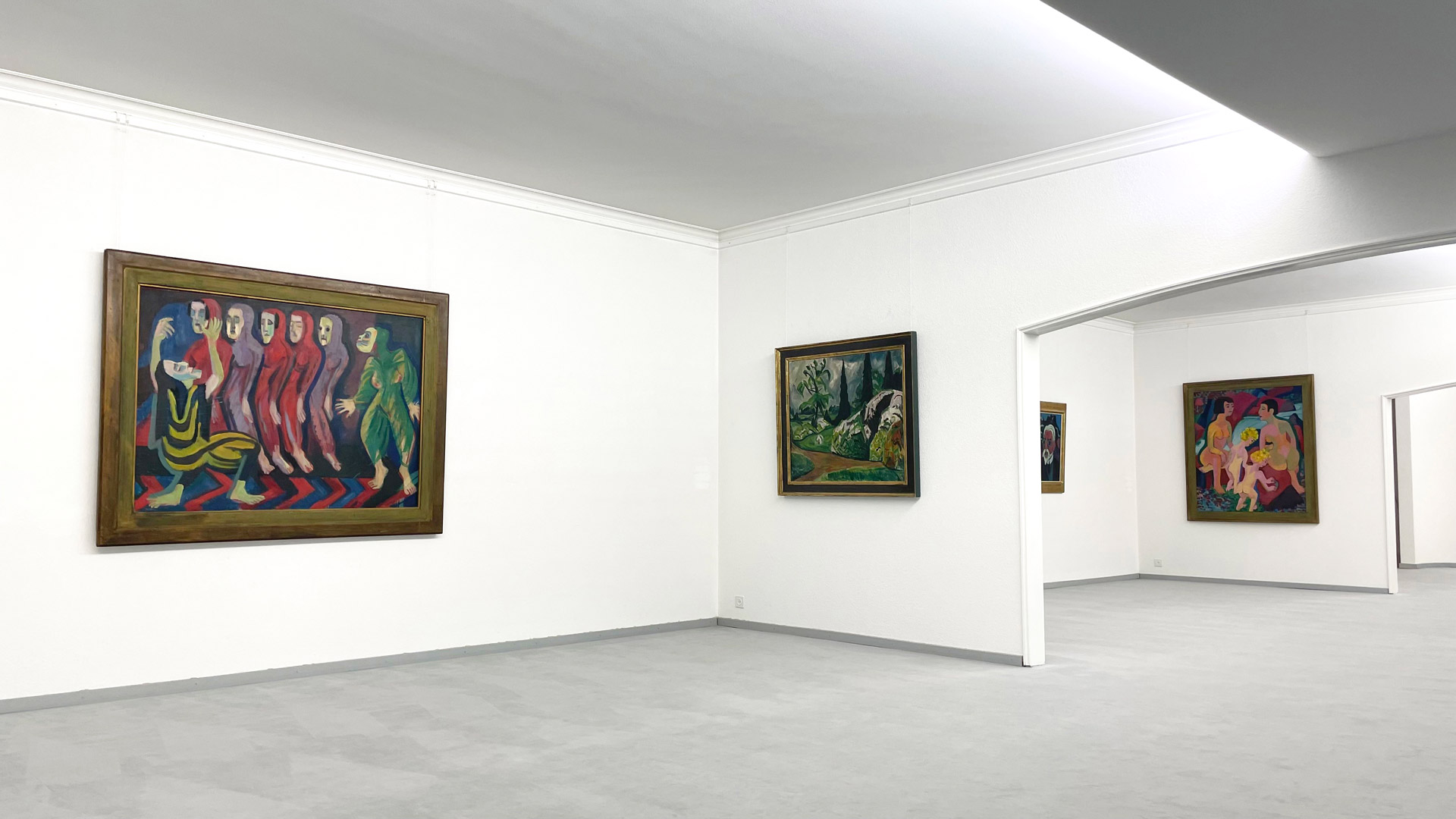 Ernst Ludwig Kirchner. Exhibition view at Henze & Ketterer, Bern Switzerland