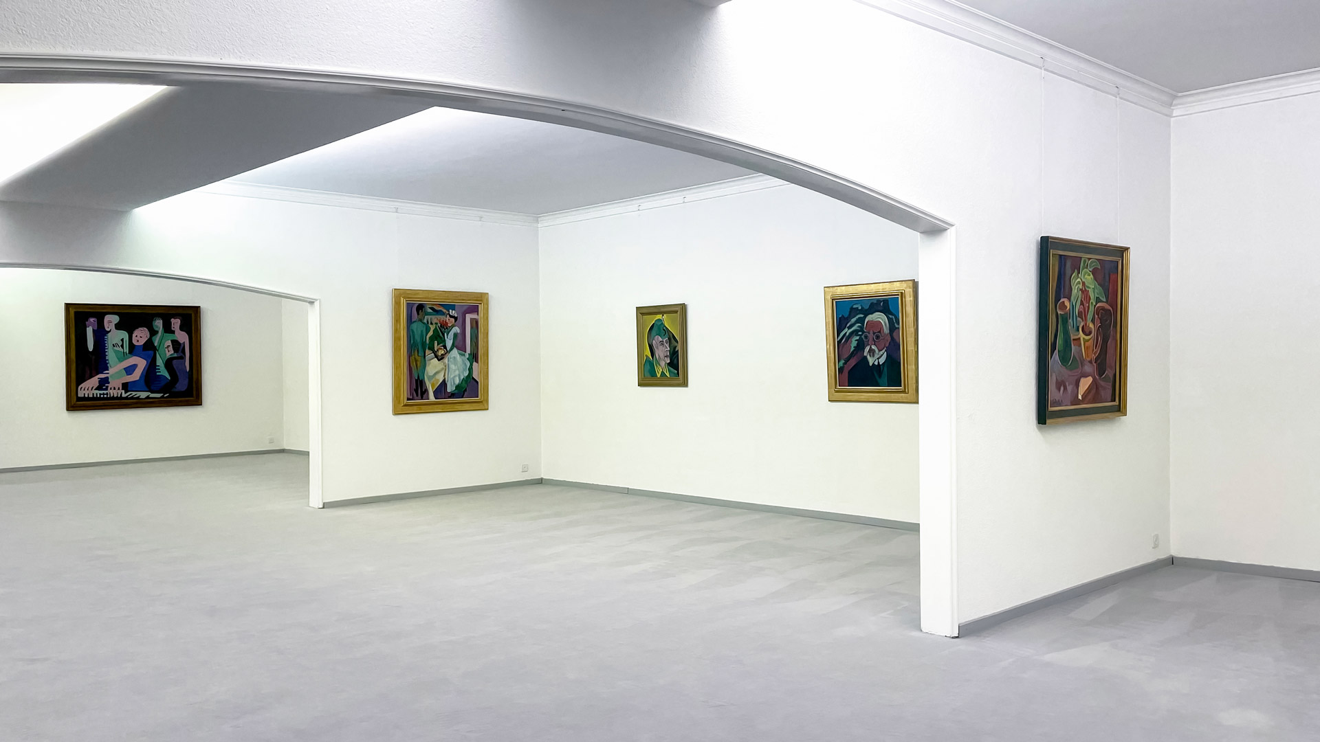 Ernst Ludwig Kirchner. Exhibition view at Henze & Ketterer, Bern Switzerland