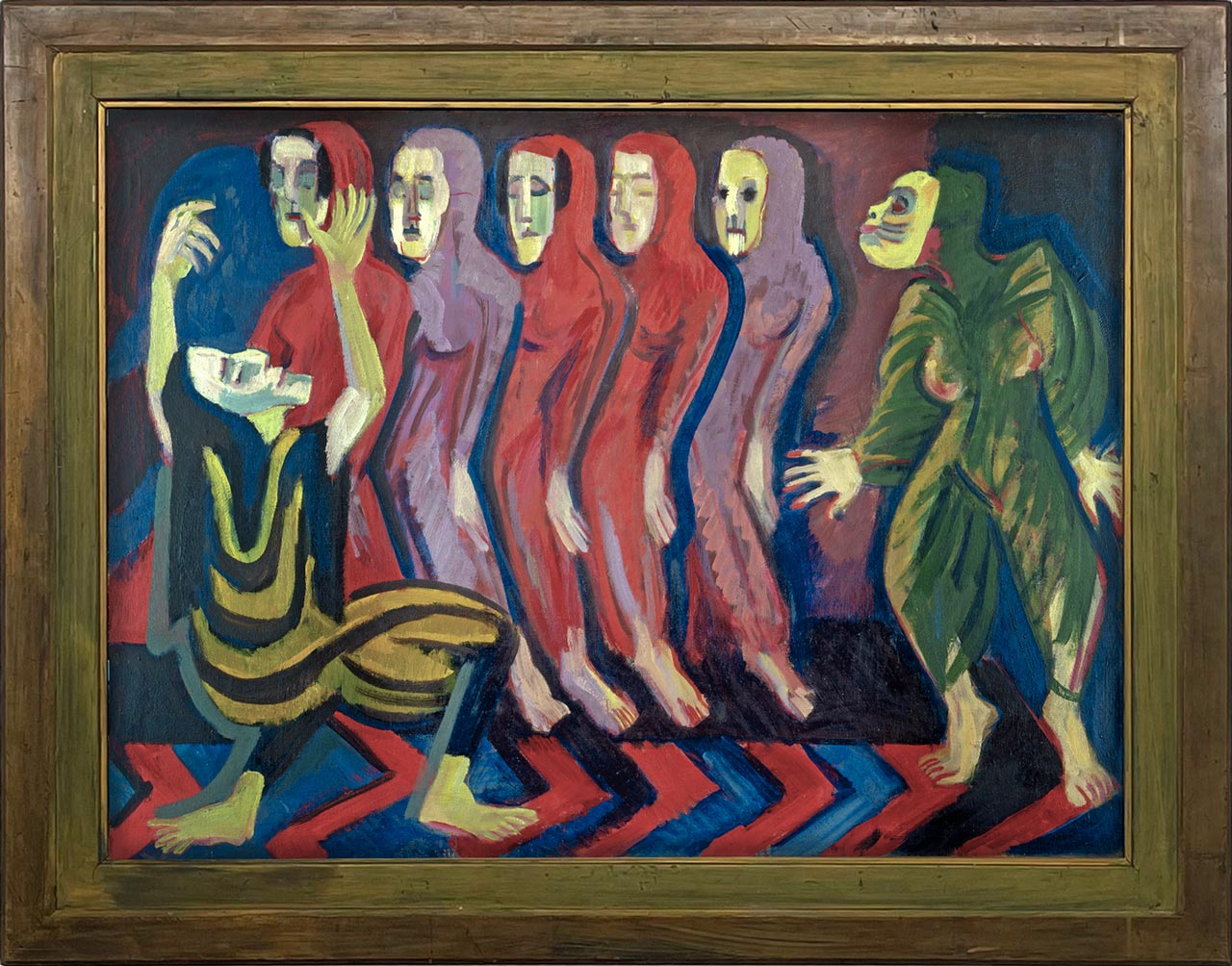 Ernst Ludwig Kirchner, Totentanz, 1926/28, Oil in canvas, 110 x 149 cm