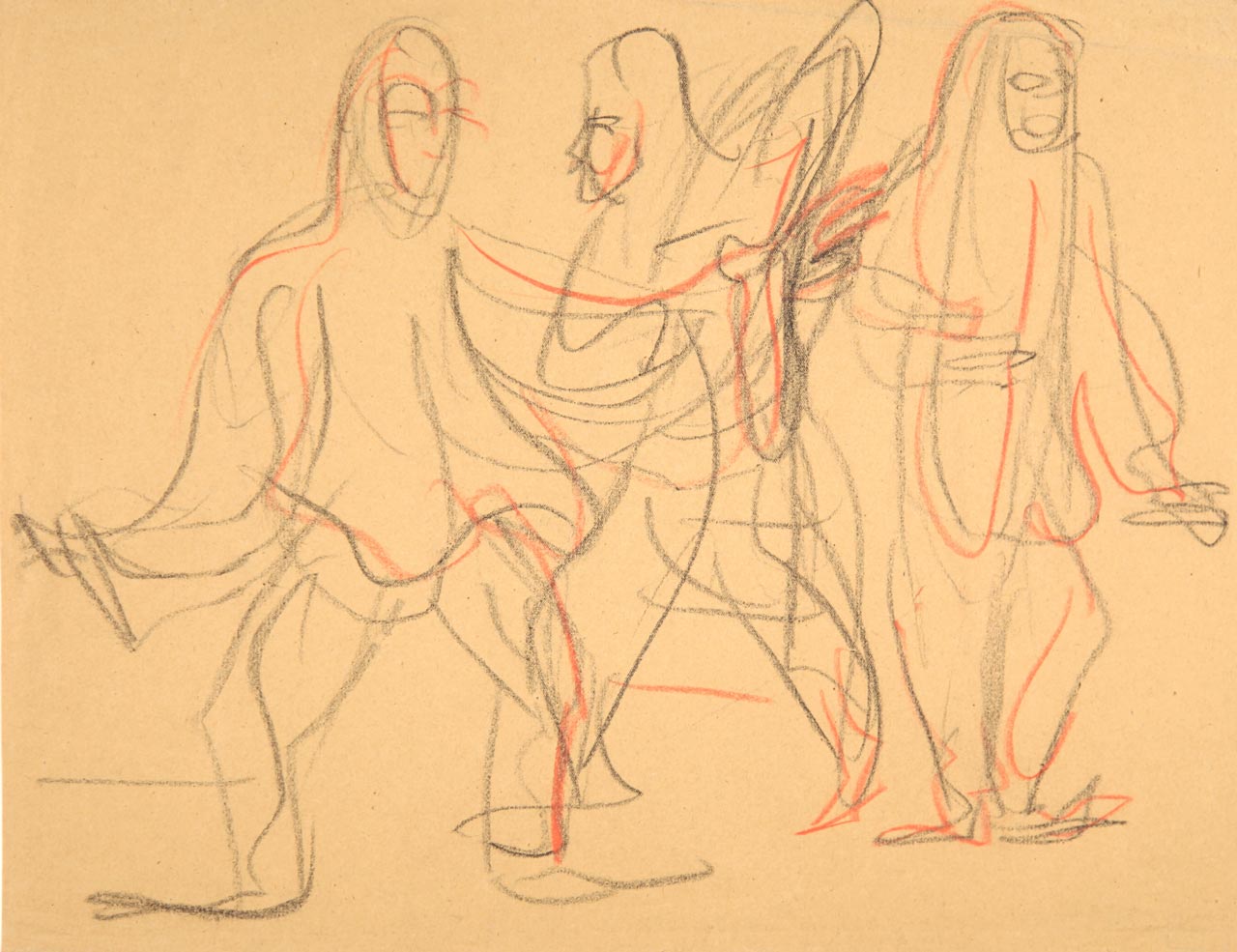 Ernst Ludwig Kirchner, Totentanz Mary Wigman, 1926