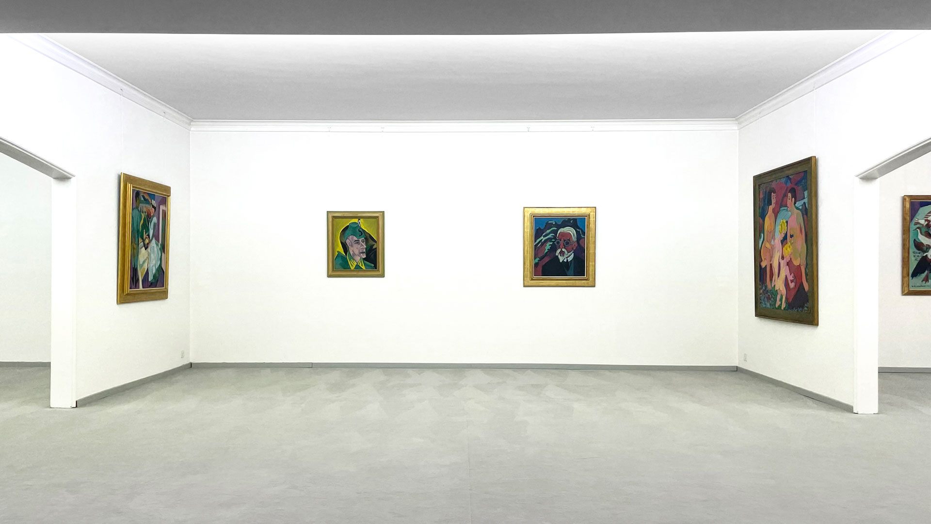 Ernst Ludwig Kirchner. Exhibition view at Henze & Ketterer, Bern Switzerland