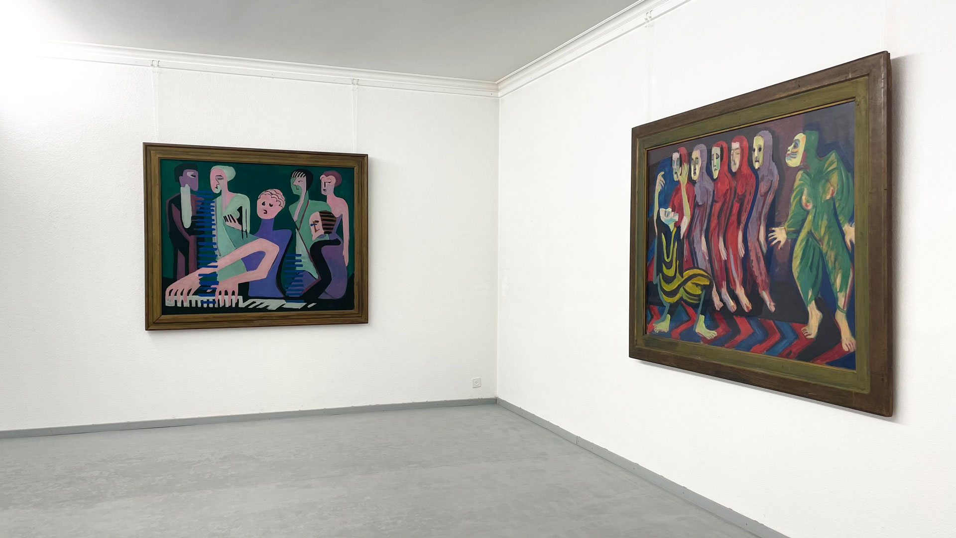 Ernst Ludwig Kirchner. Exhibition view at Henze & Ketterer, Bern Switzerland