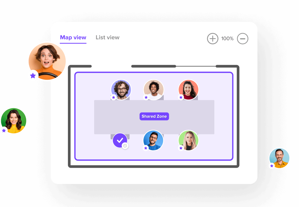 Interactive floor plan animation